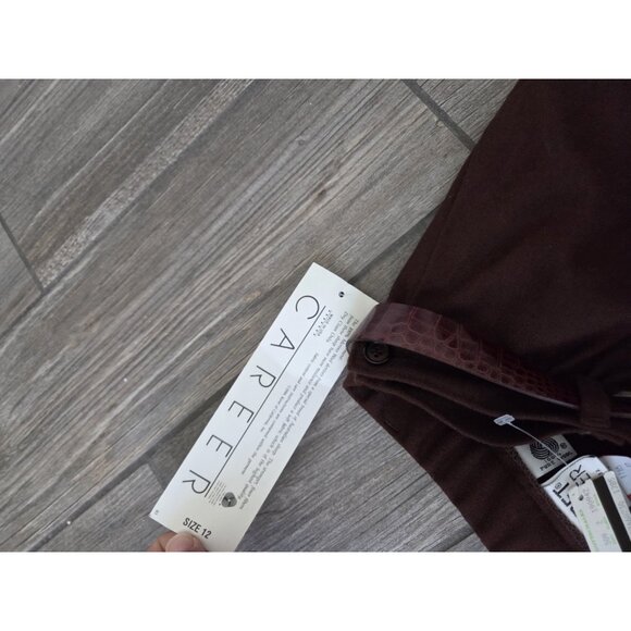 Koret Career Wool Pleated Midi A Line Skirt Vintage. Still With Tag! Sz 12 - Picture 11 of 11